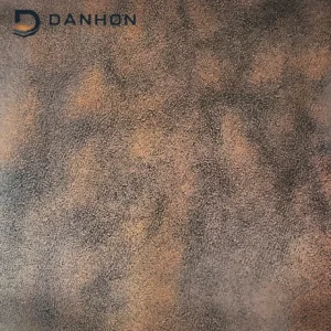 Danhon 1.1mm antique brown distressed grain PU leather for bags shoes and small leather goods main image
