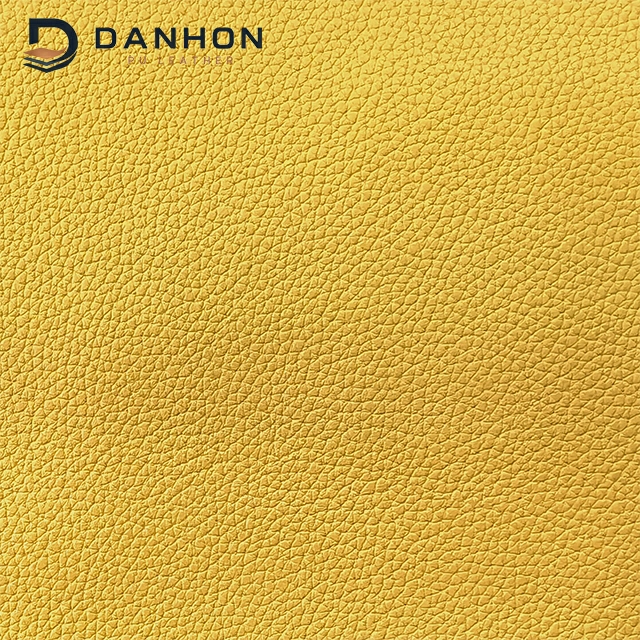 Danhon 1.3mm Fine Lychee Grain PU Leather for Bags and Shoes