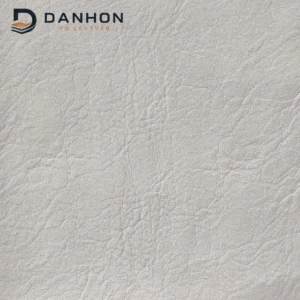 Danhon 0.7mm pearl grey fine wrinkle PU leather fabric for garments gloves shoes and soft bags main image