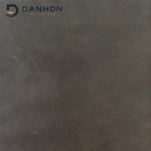 Danhon 0.8mm espresso brown matte fine pebble PU leather for shoes bags wallets and leather goods main image