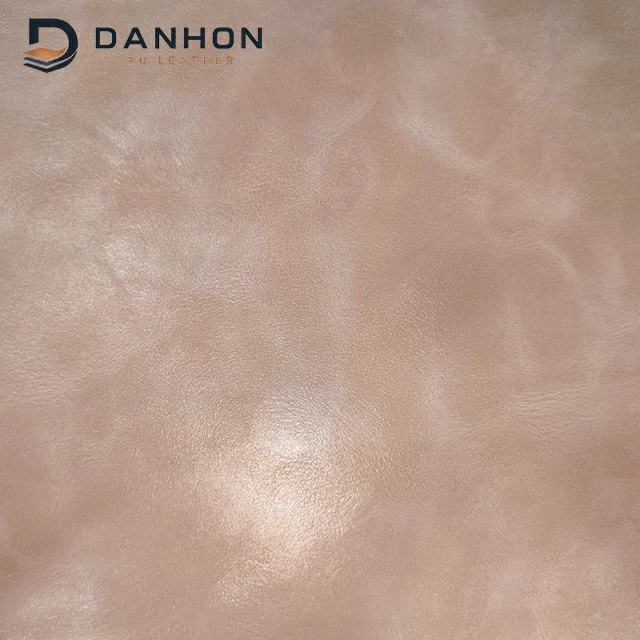 Danhon 1.2mm blush pink smooth nappa PU leather for bags shoes wallets and small leather goods main image