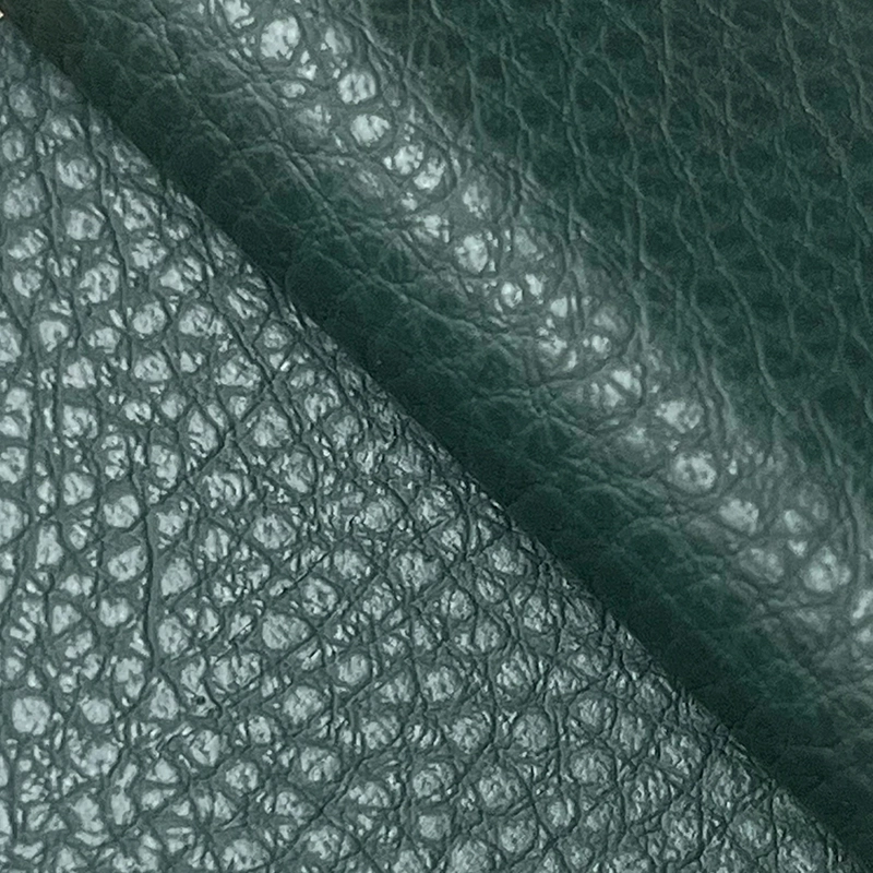 Smooth, pebbled and napa-style PU leather shoe materials compared under equal bending