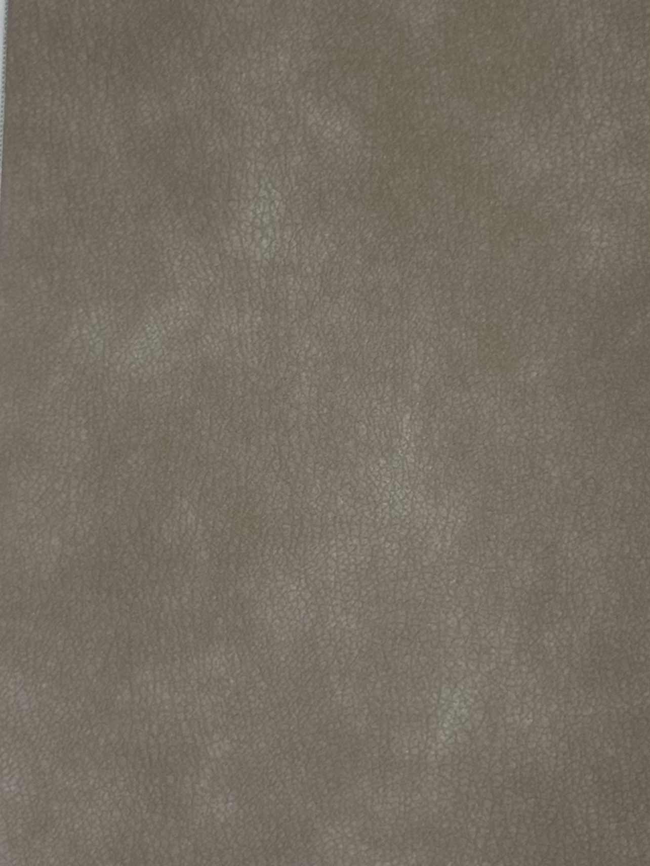 light gray micro nubuck plain pu leather, solid light gray matte micro nubuck artificial PU leather fabric by Danhon, 0.85mm thickness 54 inch width soft velvety nubuck faux leather for minimalist bags and furniture upholstery