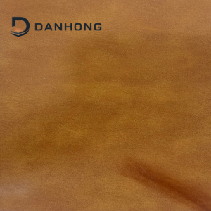 Danhon vintage brown wrinkled genuine leather material 1.0mm thickness 54 inch width for sofa upholstery handbags shoes craft projects