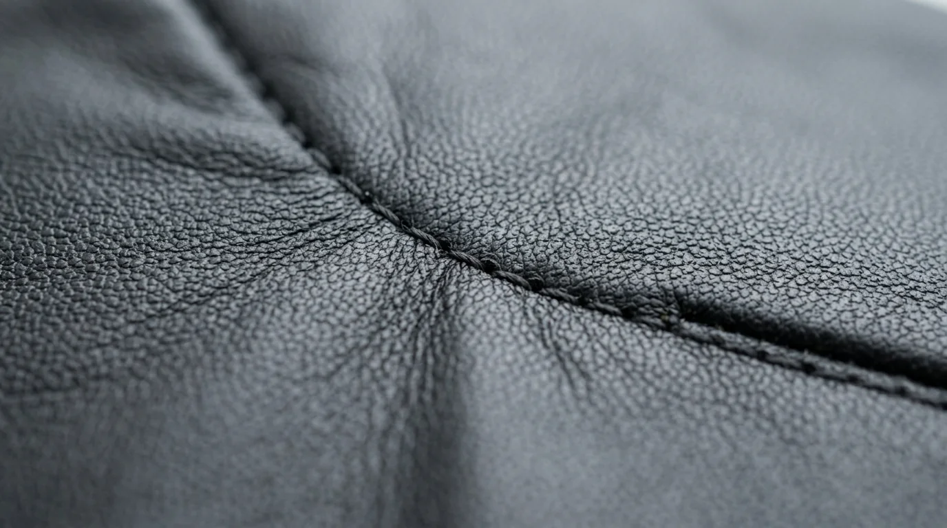 Illustrative fine-grain material and seam detail